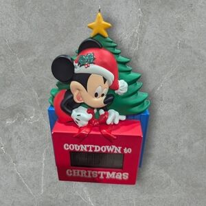 Disney Hallmark Mickey Mouse Countdown To Christmas Digital Ornament 2012 Works